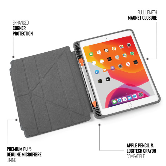 Funda Pipetto Origami Pencil Shield iPad 10,2" 9ª/8ª/7ª Gen 2021-2019